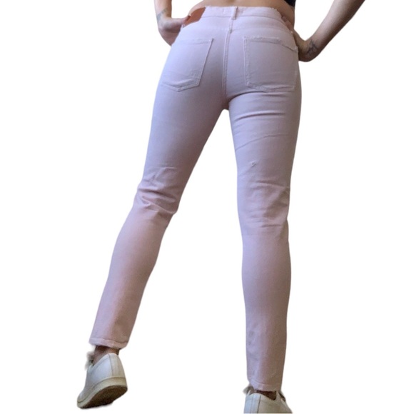 Light Pink distressed Jeans - Picture 13 of 15
